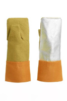 Рукавицы-краги термостойкие алюминизированные 45 см, арт. С019