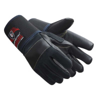 Перчатки антивибрационные Вибростат 01 кожаные черные арт. 6201 