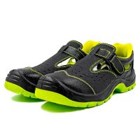 Полуботинки (сандалии) кожаные ЛАЙМ с перфорацией ПУ/ТПУ с МП