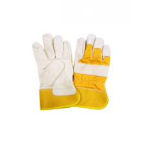 Перчатки кожаные комбинированные