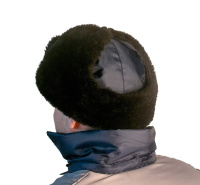 Шапка-ушанка Антифрост темно-синяя