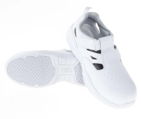 Полуботинки (сандалии) White GRIP PROTECTION с перфорацией c ПП Полуботинки (сандалии) White GRIP PROTECTION с перфорацией c ПП