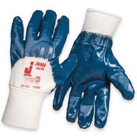 JN066 Перчатки нитриловые покрытие на ¾, манжета резинка