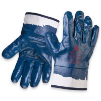 JN069 Перчатки нитриловые полное покрытие, манжет крага