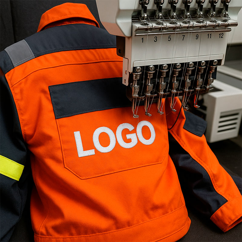 Нанесение логотипов