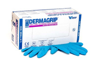 Перчатки латексные неопудренные DERMAGRIP High Risk 16,2 гр. 25 пар/уп.  Перчатки латексные неопудренные DERMAGRIP High Risk 16,2 гр. 25 пар/уп.